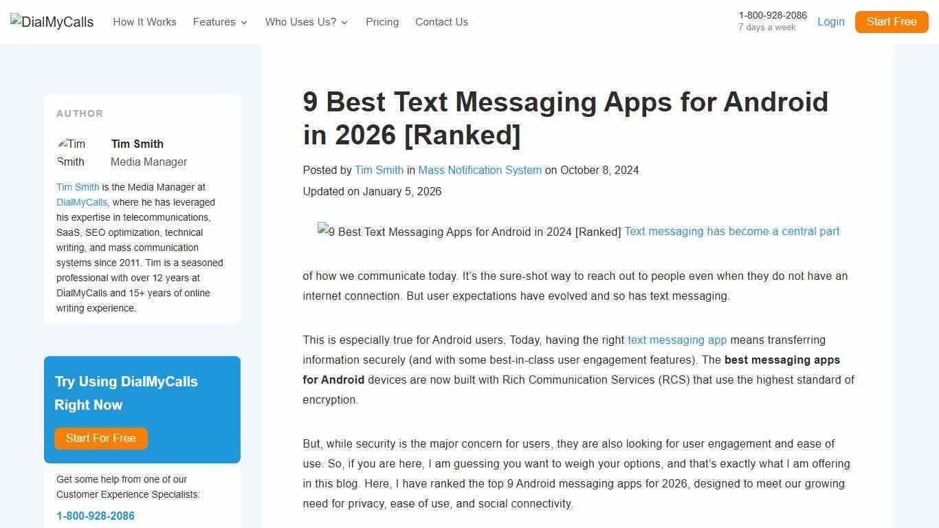 9 Best Text Messaging Apps for Android in 2026 [Ranked]
